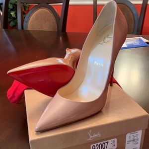 Christian Louboutins NIB So Kate 120mm Nude EU size 40…true to size